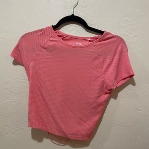 pacsun open back tee
